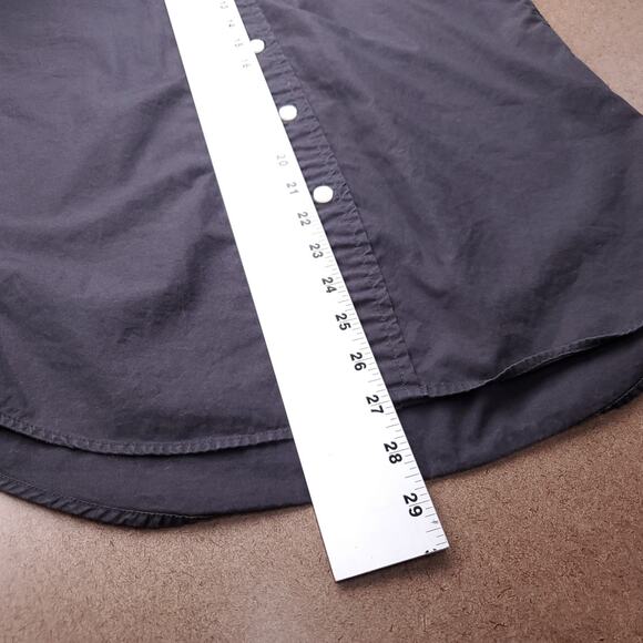 Levis Button Up Shirt Men S Black Short Sleeve Casual Streetwear Minimalist - Picture 6 of 12